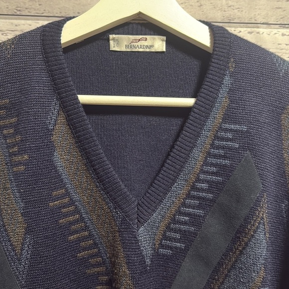 Bernardini 50% merino woolblend sweater - Picture 3 of 7